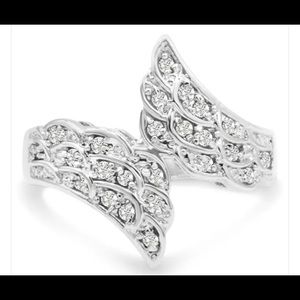 Angel Wings Ring  (1/3 Carat Diamond)…Brand New